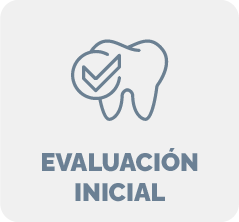 Ícono: evaluación dental inicial